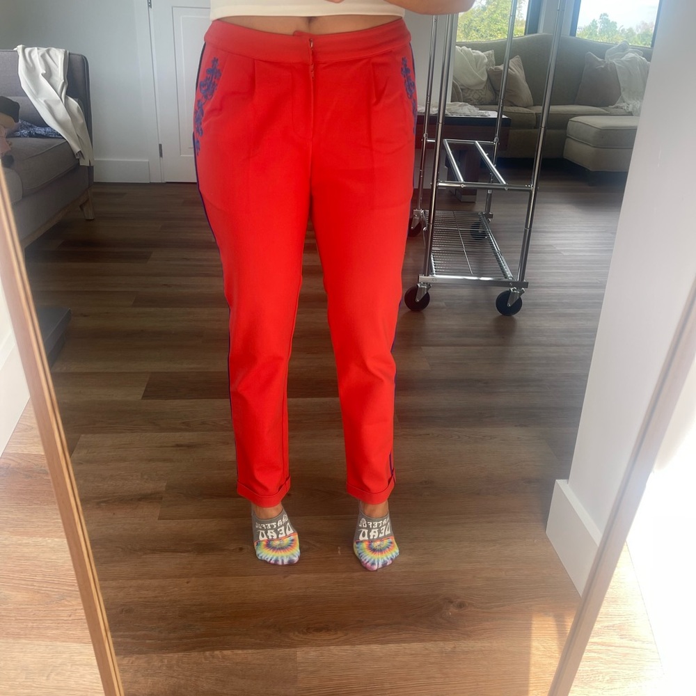 C. Luce Vibrant Red Pants